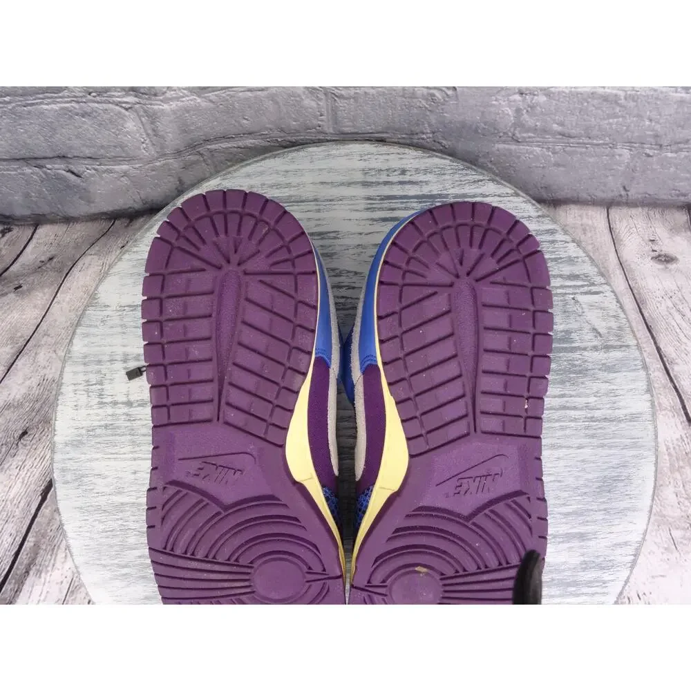 Nike Dunk Low SP Undefeated 5 Signal Blue/White-Night Purple Men 11.5 in Box - Picture 11 of 13